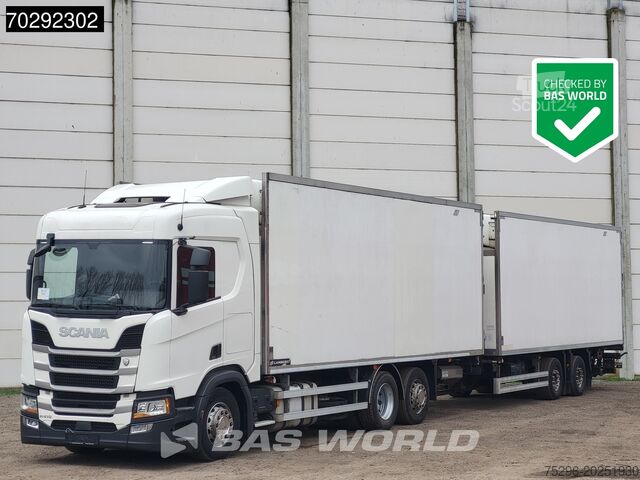 Scania R410 6X2 Refrigerated Combi Lamberet Carrier Retarder Euro 6 Scania R410 6X2 Refrigerated Combi Lamberet Carrier Re...