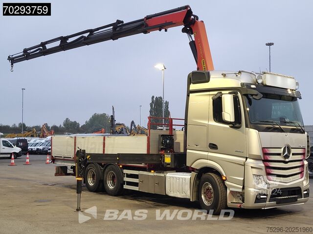 Ladepritsche Mercedes Actros 2653 Actros 6X4 Palfinger PK34002 SH Kra...