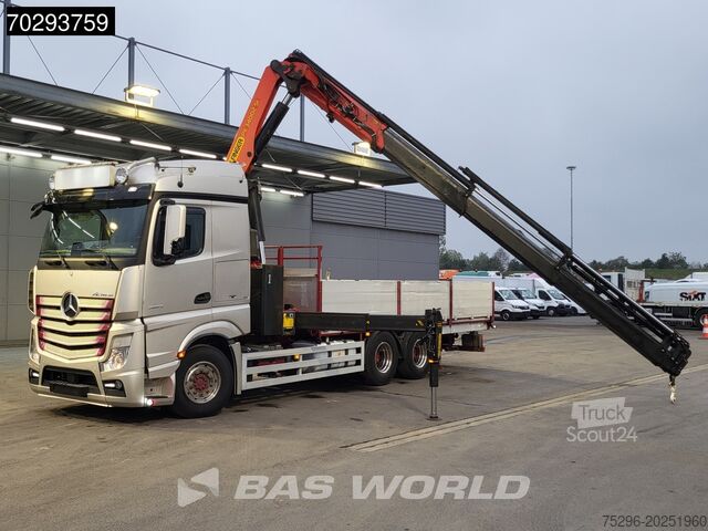Platforma ładunkowa Mercedes Actros 2653 Actros 6X4 Palfinger PK34002 SH Kra...