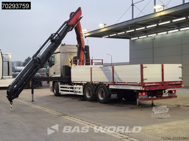 Ladepritsche Mercedes Actros 2653 Actros 6X4 Palfinger PK34002 SH Kra...