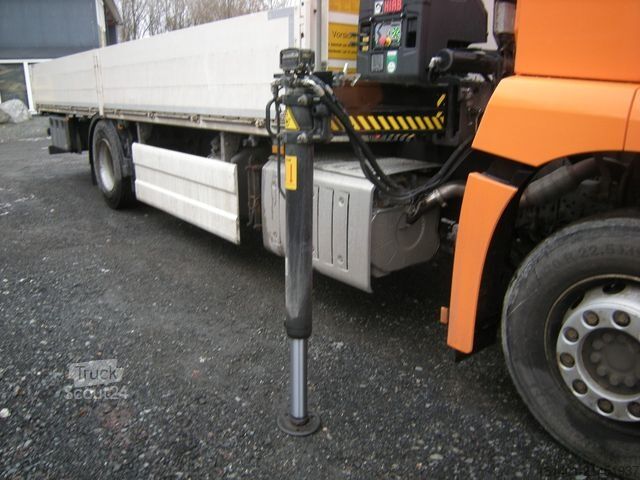 Autocarro con cassone fisso MERCEDES-BENZ ACTROS 1830, Pritsche mit Kran HIAB X-HIDUO 092B