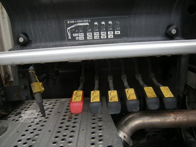 Autocarro con cassone fisso MERCEDES-BENZ ACTROS 1830, Pritsche mit Kran HIAB X-HIDUO 092B