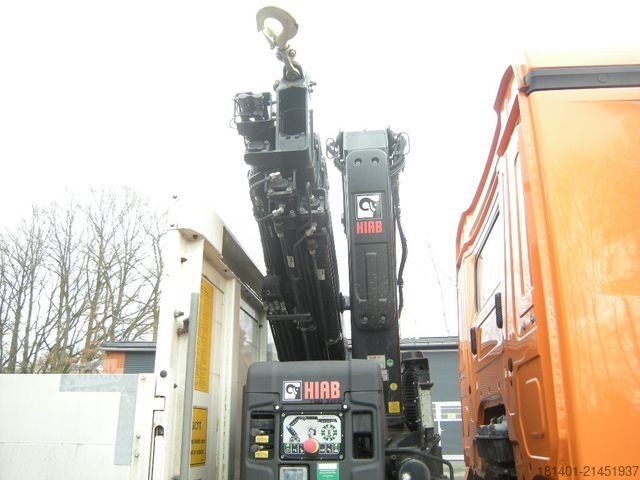 Autocarro con cassone fisso MERCEDES-BENZ ACTROS 1830, Pritsche mit Kran HIAB X-HIDUO 092B