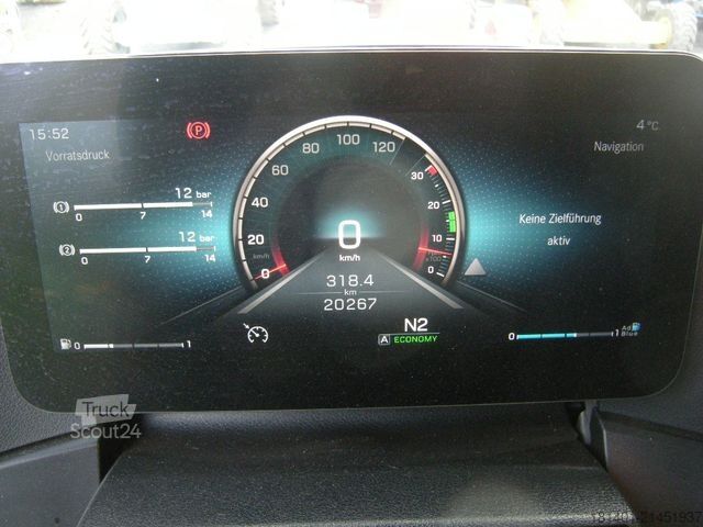 Autocarro con cassone fisso MERCEDES-BENZ ACTROS 1830, Pritsche mit Kran HIAB X-HIDUO 092B