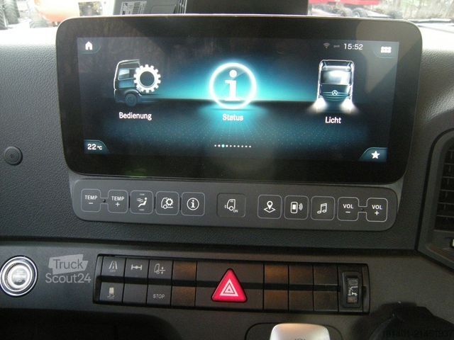 Autocarro con cassone fisso MERCEDES-BENZ ACTROS 1830, Pritsche mit Kran HIAB X-HIDUO 092B