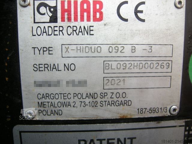 Autocarro con cassone fisso MERCEDES-BENZ ACTROS 1830, Pritsche mit Kran HIAB X-HIDUO 092B