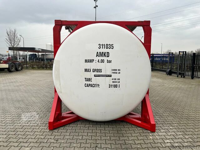 Tank konteyneri CPV 20FT SWAP BODY / 31.180L / steam heating / T11 ...