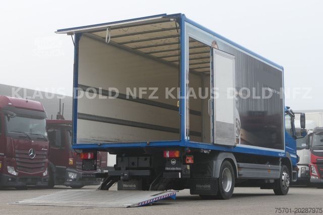 Kutu kamyonu MERCEDES-BENZ Atego 1218 Koffer 12t Kamera LBW Euro 5
