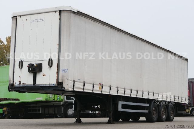 Odprta polprikolica s ponjavo LECITRAILER P3S Pritsche Plane Edscha Scheibenbremsen