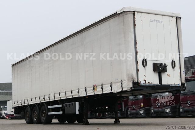Otevřený návěs s plachtou LECITRAILER P3S Pritsche Plane Edscha Scheibenbremsen