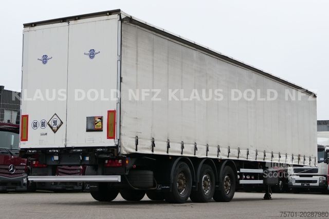 Otevřený návěs s plachtou LECITRAILER P3S Pritsche Plane Edscha Scheibenbremsen