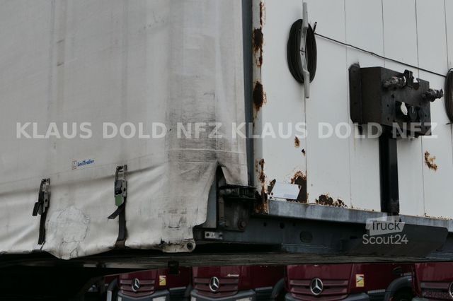 Otevřený návěs s plachtou LECITRAILER P3S Pritsche Plane Edscha Scheibenbremsen