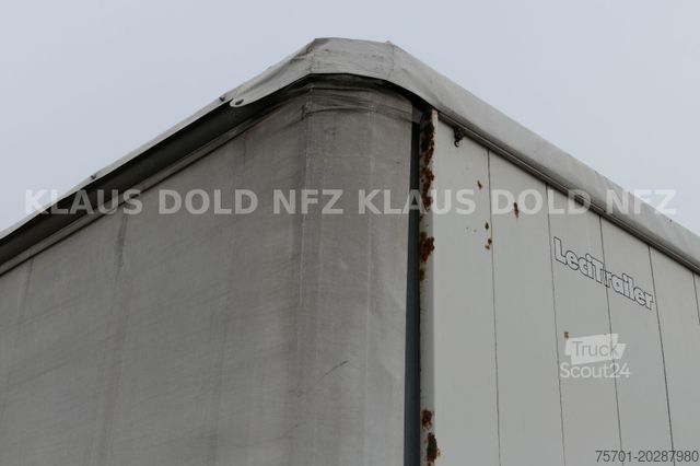Otevřený návěs s plachtou LECITRAILER P3S Pritsche Plane Edscha Scheibenbremsen