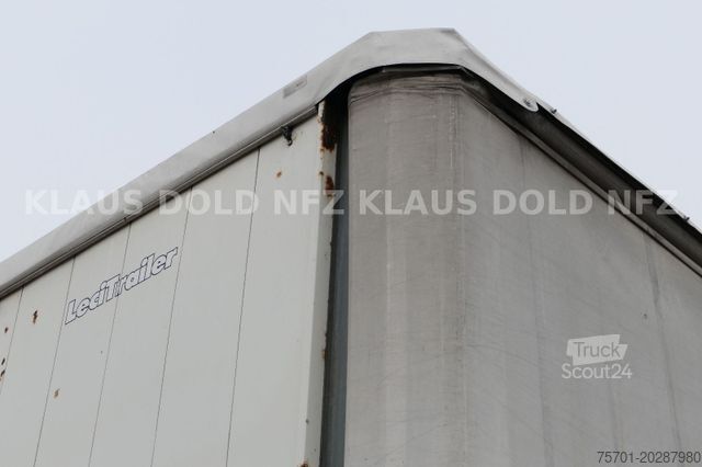 Otevřený návěs s plachtou LECITRAILER P3S Pritsche Plane Edscha Scheibenbremsen