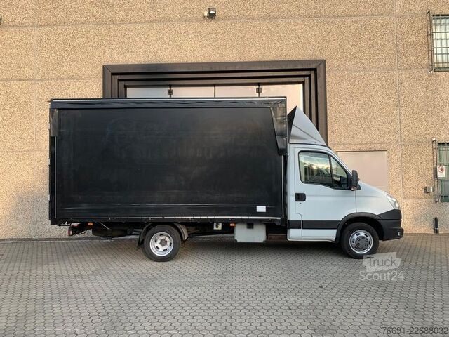 Furgão cortina de lona Iveco Daily 35C11 - Centina e Telo - Alza e Abbassa