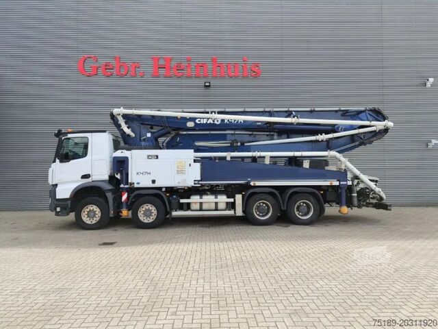 Betonpumpe Mercedes-Benz Arocs 4143 8x4 Euro 6 Cifa K47 H-RZ 47 Meter NL...