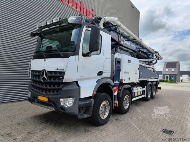 Betonpumpe Mercedes-Benz Arocs 4143 8x4 Euro 6 Cifa K47 H-RZ 47 Meter NL...