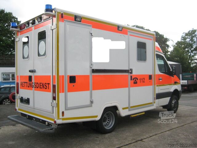 Itfaiye aracı MERCEDES-BENZ 515CDI Sprinter WAS RTW Allrad 4x4 *TÜV 08/2027*