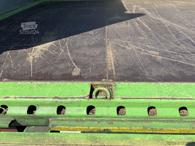 Swap body with flatbed Krone Baustoff 7,45 Multilockrahmen Türen