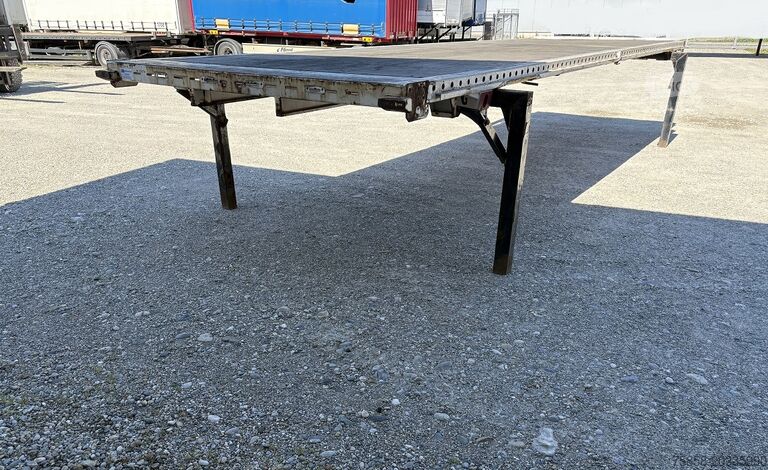 Swap body with flatbed Krone Plattform 7,82m Multilockaußenrahmen