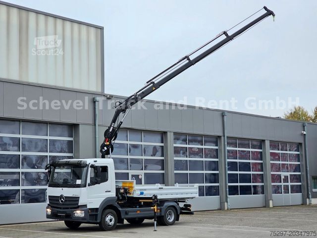 Driezijdige kipper bestelwagen MERCEDES-BENZ 923 Atego Dreiseitenkipper MEILLER + HIAB 072