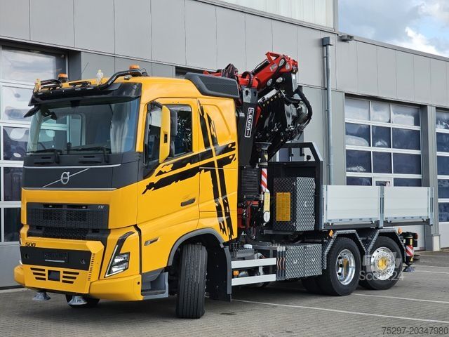 Heavy-duty truck VOLVO FH 500 SZM + FASSI 545 -7 m. FlyJib 4 Lenkachse