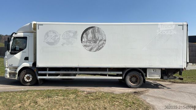 Škatlasti tovornjak DAF LF 280 FA KOFFER LADEBORDWAND BLATT LUFT ABS KLI