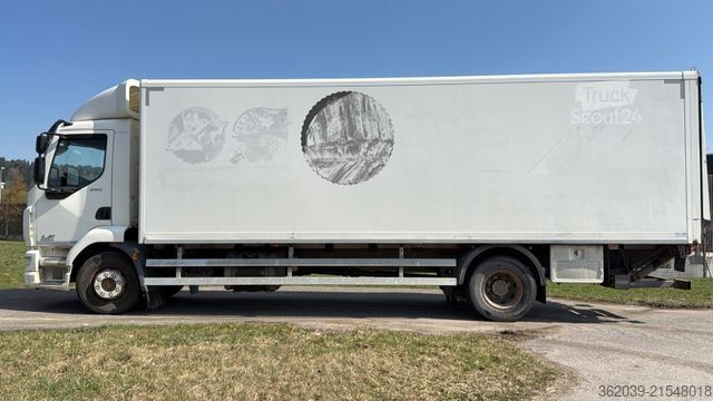 Škatlasti tovornjak DAF LF 280 FA KOFFER LADEBORDWAND BLATT LUFT ABS KLI