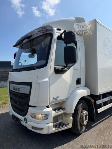 Škatlasti tovornjak DAF LF 280 FA KOFFER LADEBORDWAND BLATT LUFT ABS KLI