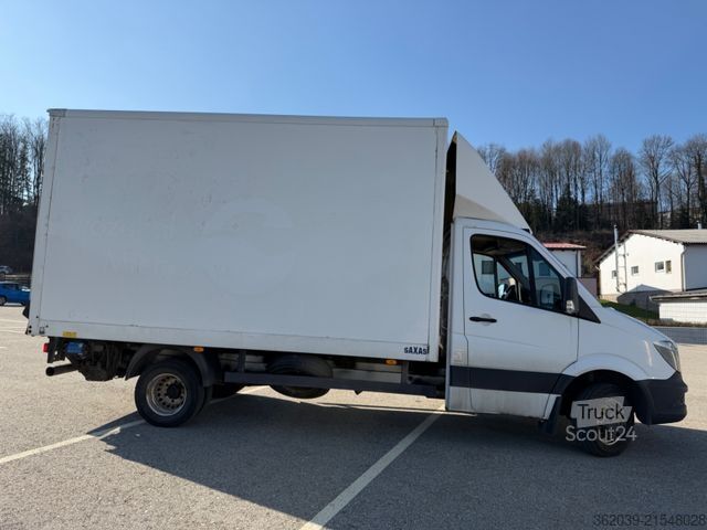 Dėžinis furgonas MERCEDES-BENZ Sprinter 516 Cdi Koffer LBW ABS 3,5 TONNEN TYPIS