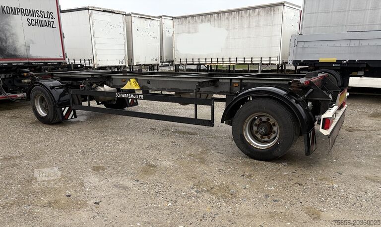 Wisselchassis voor aanhangwagen Schwarzmüller Verzinkt+Breitreifen+lange Federbälge