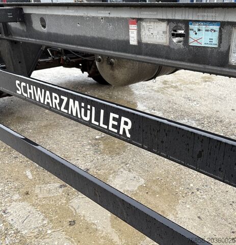 Wisselchassis voor aanhangwagen Schwarzmüller Verzinkt+Breitreifen+lange Federbälge
