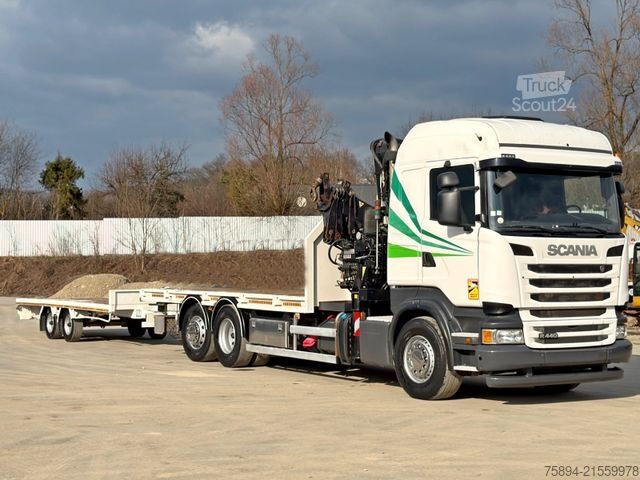 Gru montata su autocarro SCANIA R 440 * HIAB 330 - 5 + FUNK + Anhänger! 6x2