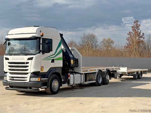 Gru montata su autocarro SCANIA R 440 * HIAB 330 - 5 + FUNK + Anhänger! 6x2