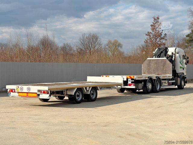Gru montata su autocarro SCANIA R 440 * HIAB 330 - 5 + FUNK + Anhänger! 6x2