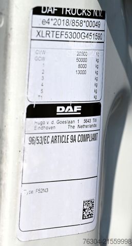 Standaard trekker DAF XG 480 FT - TOP - light grey