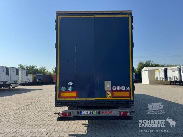 Semi-remorque bâchée Kögel Curtainsider Mega