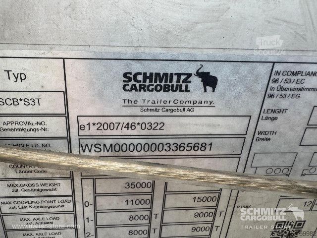Semi-remorque bâchée Schmitz Cargobull Curtainsider Standard