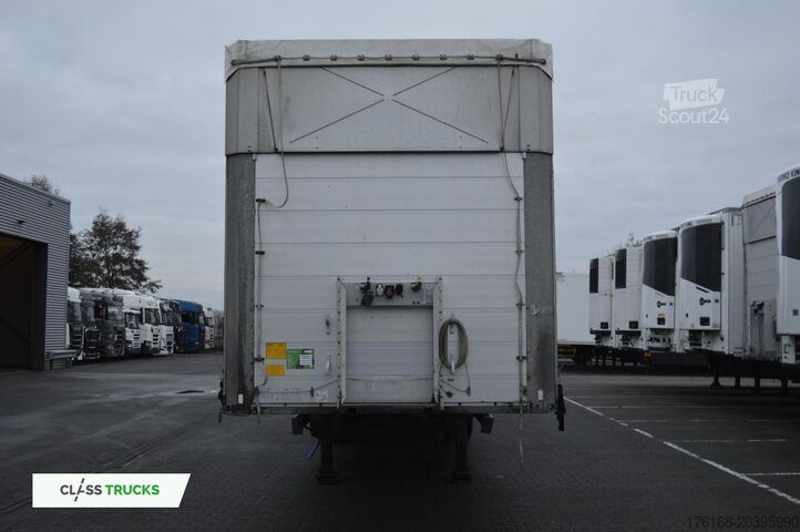 Open semitrailer with tarp SCHMITZ CARGOBULL SCS24/L Varios