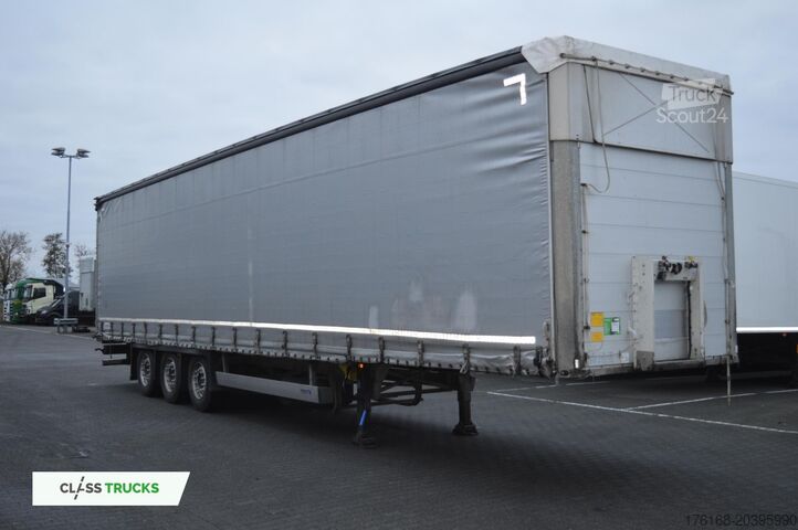 Open semitrailer with tarp SCHMITZ CARGOBULL SCS24/L Varios