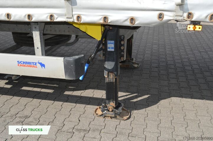 Open semitrailer with tarp SCHMITZ CARGOBULL SCS24/L Varios