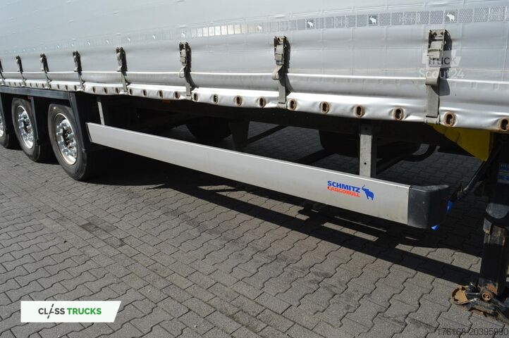 Open semitrailer with tarp SCHMITZ CARGOBULL SCS24/L Varios