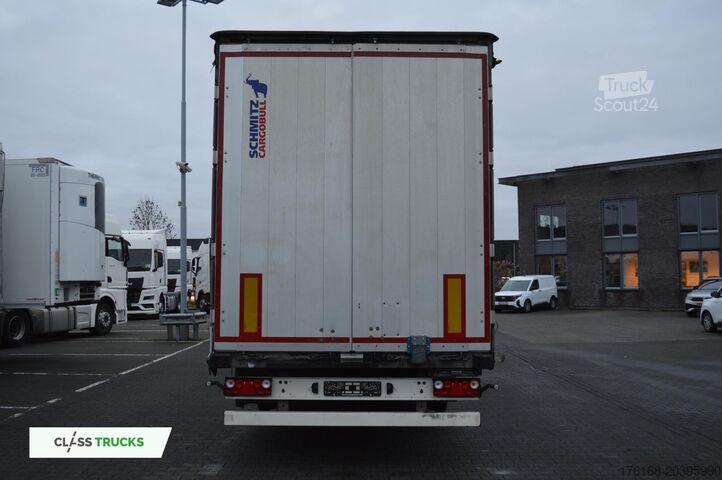 Open semitrailer with tarp SCHMITZ CARGOBULL SCS24/L Varios