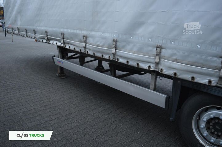 Open semitrailer with tarp SCHMITZ CARGOBULL SCS24/L Varios