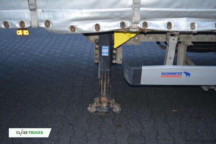 Open semitrailer with tarp SCHMITZ CARGOBULL SCS24/L Varios