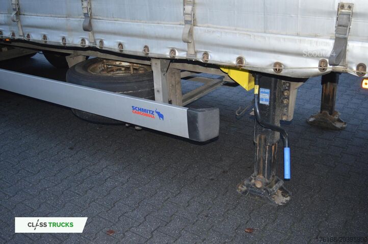 Open semitrailer with tarp SCHMITZ CARGOBULL SCS24/L Varios