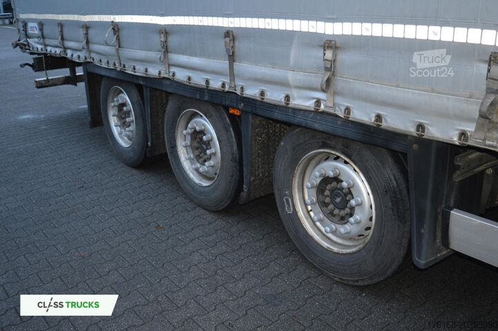 Open semitrailer with tarp SCHMITZ CARGOBULL SCS24/L Varios