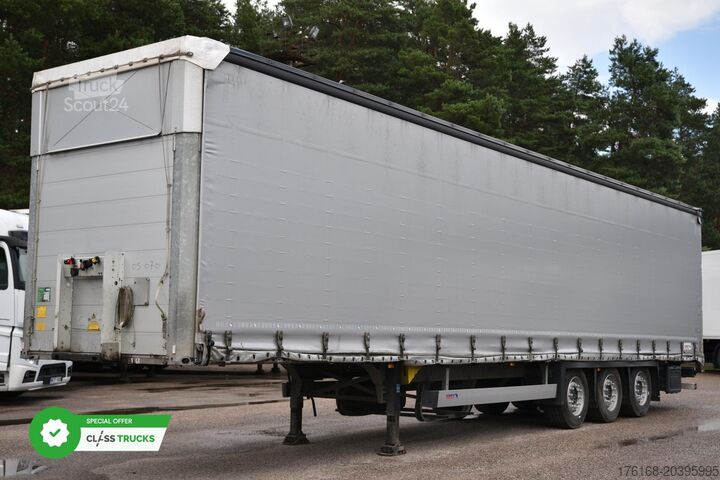 Open semitrailer with tarp SCHMITZ CARGOBULL SCS24/L Varios