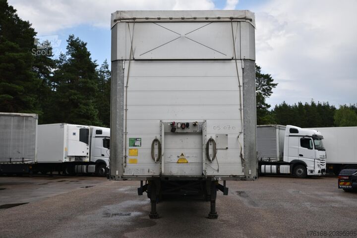 Open semitrailer with tarp SCHMITZ CARGOBULL SCS24/L Varios