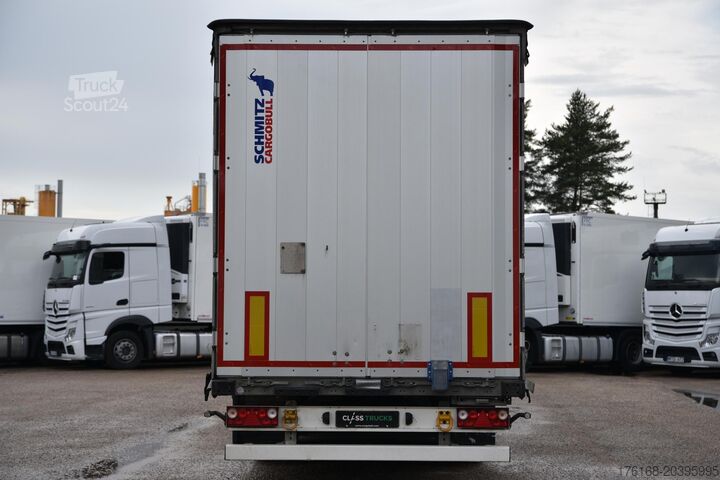 Open semitrailer with tarp SCHMITZ CARGOBULL SCS24/L Varios